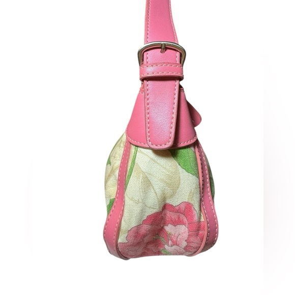 Fossil 1990’s Baguette Floral Print Purse - Picture 4 of 7